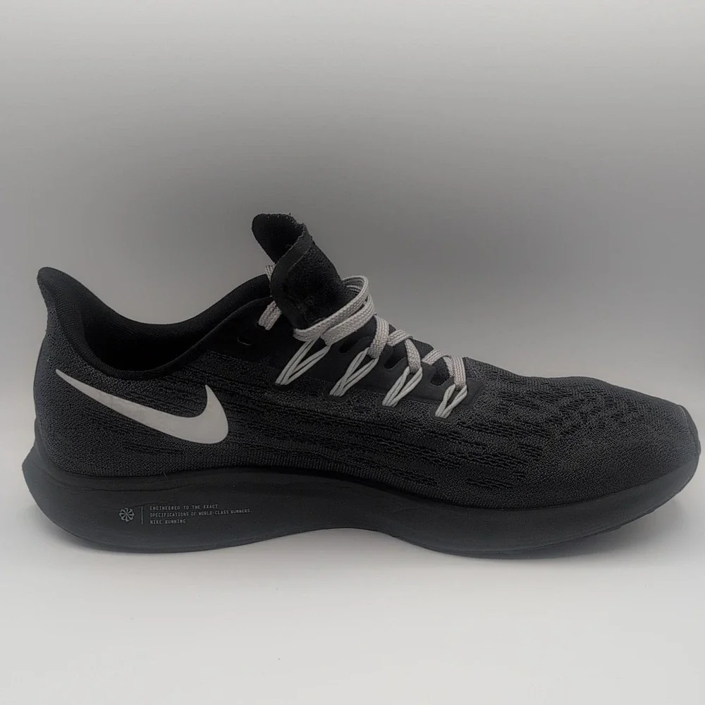 Las Vegas Raiders Nike Air Zoom Pegasus 36 Shoes Mens Size 11.5 CI1942-001 Black